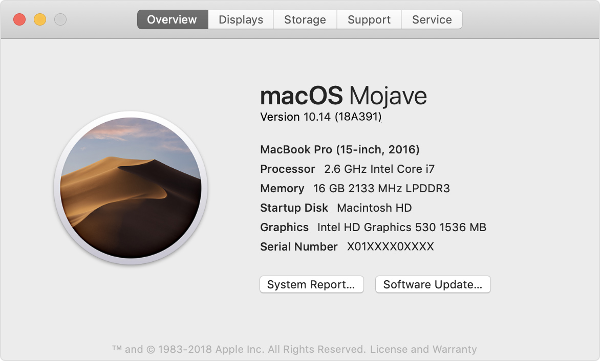 Macos Version For Macbook Pro A1286