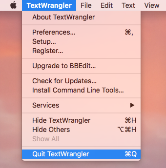 Textwrangler alternative for mac catalina